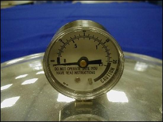 Dial Gauge Testing Locations Remember to have the dial gauge on your pressure canner tested yearly. It s a good idea to do this before the canning season starts. Only the lid is needed for testing.