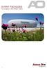 EVENT PACKAGES For events in the Allianz Arena