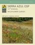 SIERRA AZUL OSP 10 TH ANNUAL WILDFLOWER SURVEY. 100 most common species