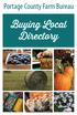 Portage County Farm Bureau. Buying Local Directory