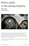 Sherry casks in the whisky industry