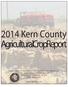 2014 Kern County AgriculturalCropReport