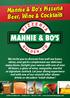 Mannie & Bo s Pizzeria Beer, Wine & Cocktails