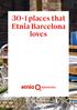 30+1 places that Etnia Barcelona loves
