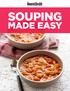 Souping. Made Easy. Spoon up and slim down in just 4 weeks with this easy plan and recipes