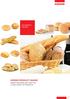 KOENIG PRODUCT RANGE BAKERY MACHINES AND LINES FOR A HUGE VARIETY OF PRODUCTS