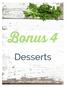 Bonus 4. Desserts.  30 foods + 3 recipes that can help rebalance your hormones