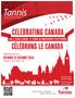 Tannis CELEBRATING CANADA FALL FOOD SHOW. CÉLÉBRONS le CANADA OCTOBER 22 OCTOBRE 2014 FOIRE ALIMENTAIRE D AUTOMNE. Wednesday/mercredi