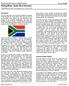 THE LIGHTER SIDE OF BERNSTEIN OCTOBER 14, 2013 Stirling Wines: South Africa Revisited