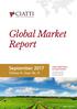 Global Market Report. September Volume 8, Issue No. 9. Ciatti Global Wine & Grape Brokers