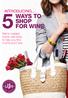 WAYS TO SHOP FOR WINE