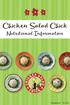 Chicken Salad Chick. Nutritional Information. Updated: