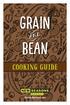 GRAIN BEAN. Cooking guide