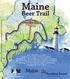 Maine. Beer Trail.