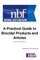 A Practical Guide to Biocidal Products and Articles
