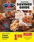 SAVINGS GUIDE. Frozen Entrees. month-long. Lean Cuisine. Effective: 01/03/18 01/30/18. Selected Vtys., 6 to 11.5-oz. 1