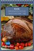 HAM: Mouthwatering Meals for Every Occasion. POCKET GUIDE to PORK