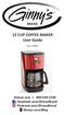 12 CUP COFFEE MAKER User Guide