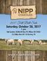 NIPP CHAROLAIS 2017 Fall Bull Sale Saturday, October 28, pm Sale Location: US Hwy 70, Wilson, OK Miles West Of 1-35 On Hwy 70