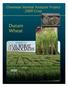 Overseas Varietal Analysis Project 2009 Crop. Durum Wheat. Program by