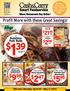 2 47 $ 9 98 $ Profit More with these Great Savings! Boneless Pork Butts. Where Restaurants Buy Better. Effective Monday, April 20 - May 3, 2015