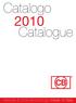Catalogo 2010 Catalogue