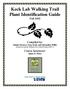 Keck Lab Walking Trail Plant Identification Guide Fall 2003