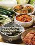 Regional Influences Create Wide Varieties of Kimchi