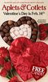 Aplets & Cotlets. Valentine s Day is Feb. 14 th. See back cover VALENTINE 2018 GIFT GUIDE FROM LIBERTY ORCHARDS