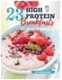 HIGH PROTEIN. for BUSY MORNINGS BY YURI ELKAIM