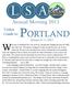 Portland. Welcome to Portland! The City of Roses, Stumptown, Bridgetown and, for NBA. Visitor Guide to. January 8-11, 2015