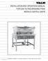 INSTALLATION AND OPERATION MANUAL FOR GAS TILTING BRAISING PANS MODELS G30TB & G40TB