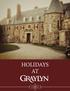GRAYLYN HOLIDAY LUNCHEONS