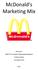 McDonald s Marketing Mix