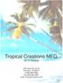Tropical Creations MFG.
