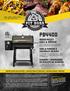 PB440D WOOD PELLET GRILL & SMOKER SAVE THESE INSTRUCTIONS! MANUAL MUST BE READ BEFORE OPERATING!