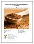 A PROFILE OF THE SOUTH AFRICAN ROOIBOS MARKET VALUE CHAIN
