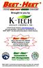 Brought to you by. K-tech