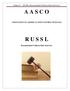 Chapter 5. RUSSL (Recommended Uniform State Seed Law) A A S C O ASSOCIATION OF AMERICAN SEED CONTROL OFFICIALS R U S S L
