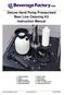 Deluxe Hand Pump Pressurized Beer Line Cleaning Kit Instruction Manual