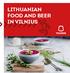 LITHUANIAN FOOD AND BEER IN VILNIUS