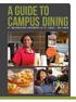 A GUIDE TO CAMPUS DINING AT WASHINGTON UNIVERSITY IN ST. LOUIS