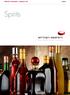 PRODUCT CATALOGUE / PRODUCT LIST. Spirits