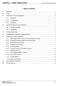 Table of Contents. 5.1 Objectives Scope References, Forms and Equipment References Forms/Reports..