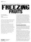 Freezing. FRUITS Julie Garden-Robinson Food and Nutrition Specialist