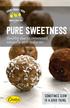 PURE SWEETNESS. Healthy snacks sweetened naturally with molasses