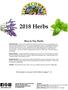 2018 Herbs. How to Dry Herbs
