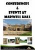Conferences & Events at Marwell Hall. Conference and Exhibition venue Located in the heart of Marwell Zoological Park
