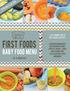 Welcome to your Once a Month Meals First Foods (6-9 months) Baby Food menu!