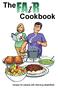 The Cookbook. recipes for people with learning disabilities